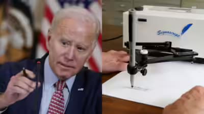 آٹو پین سے دستخط شدہ بائیڈن کے تمام صدارتی آرڈرز منسوخ کرنیکا اعلان