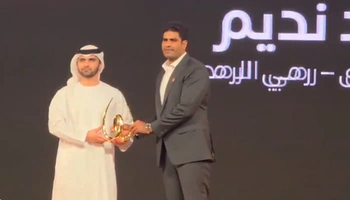 ارشد ندیم کو دبئی کے بڑے اعزاز سے نوازا گیا