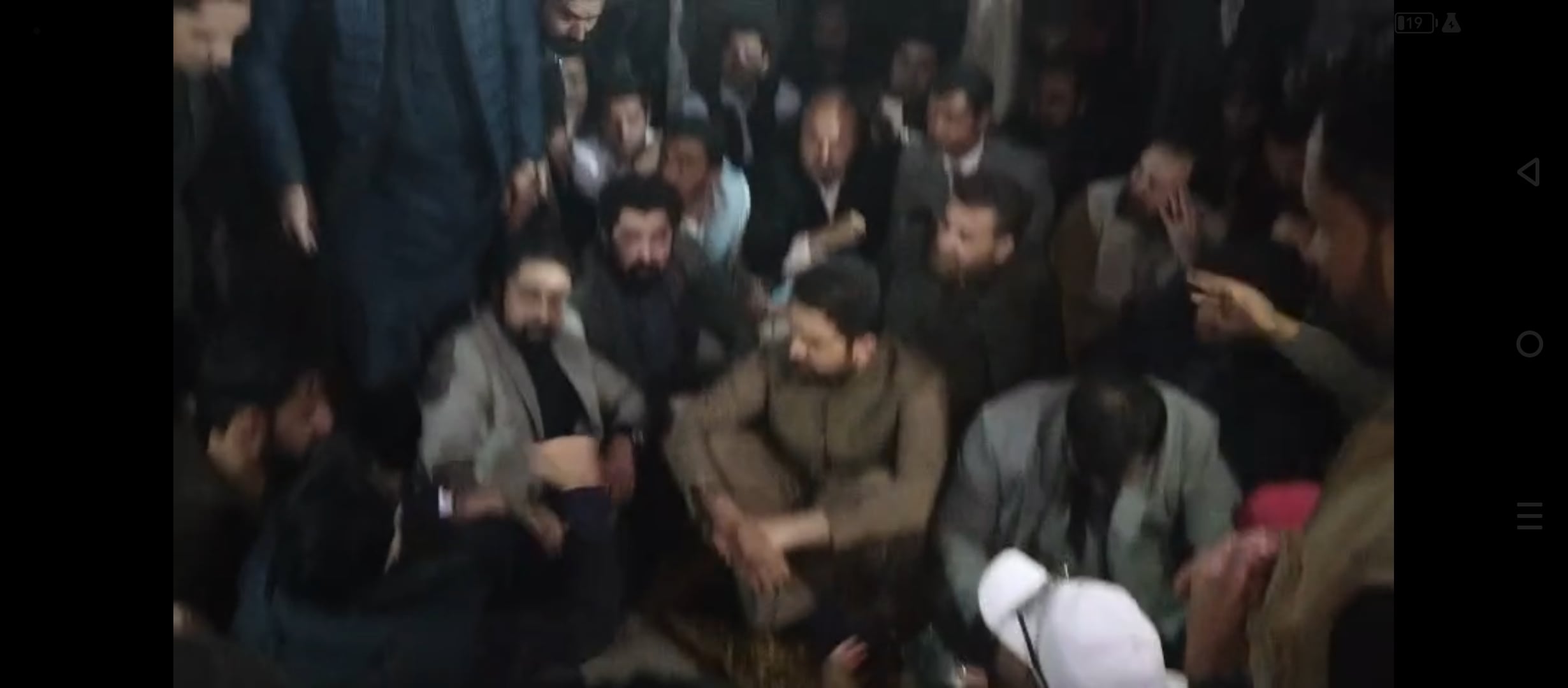 وزیر اعلی سہیل آفریدی کا جیل روڈ راولپنڈی پر دھرنا