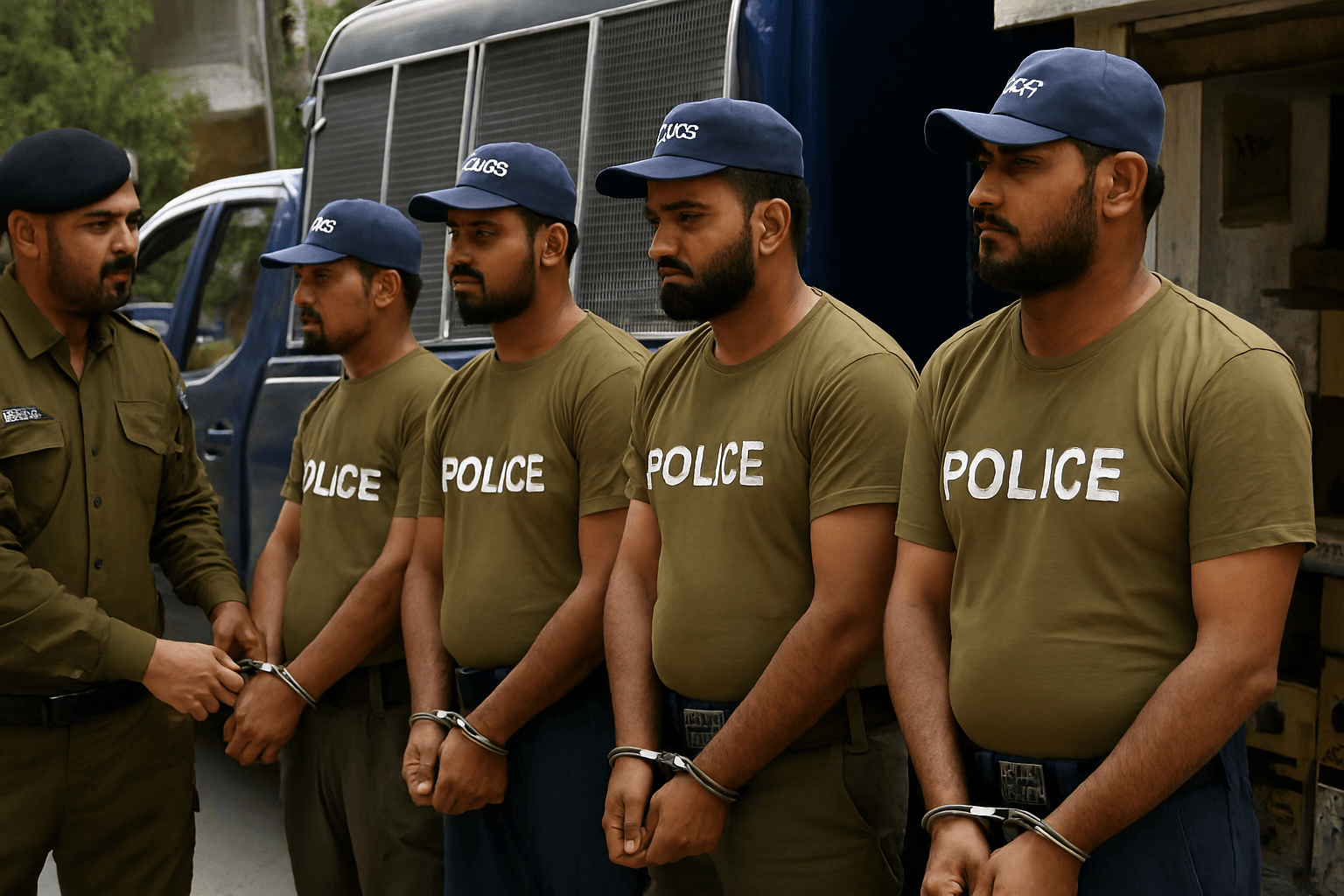 سرگودھا میں ٹریفک قوانین کی خلاف ورزی پر 5 پولیس اہلکار گرفتار