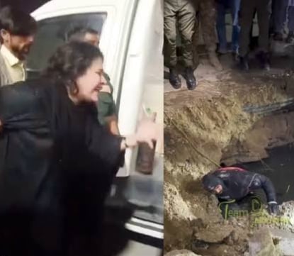 ابراہیم کا کھلے مین ہول میں گرنا بی آر ٹی تعمیرات قرار