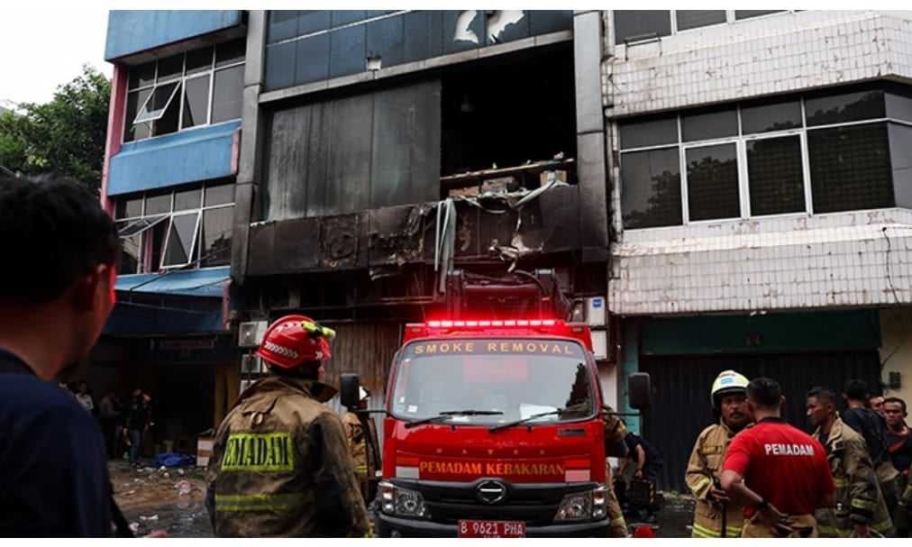 انڈونیشیا کی ایک عمارت میں خوفناک آگ، 22افراد جھلس کر ہلاک 