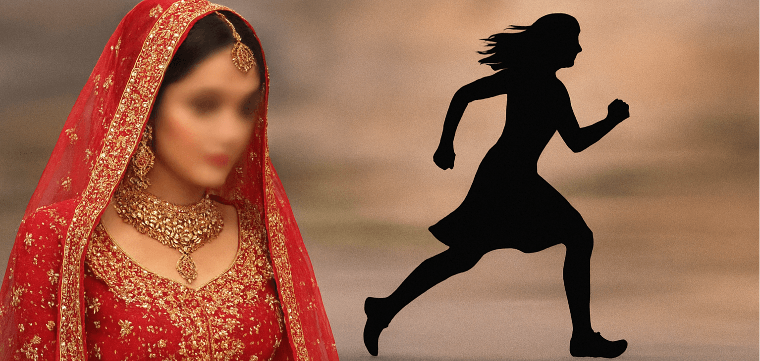 سرگودھا میں دلہن عروسی لباس میں شادی کے روز فرار،5 لاکھ کا فراڈ بے نقاب