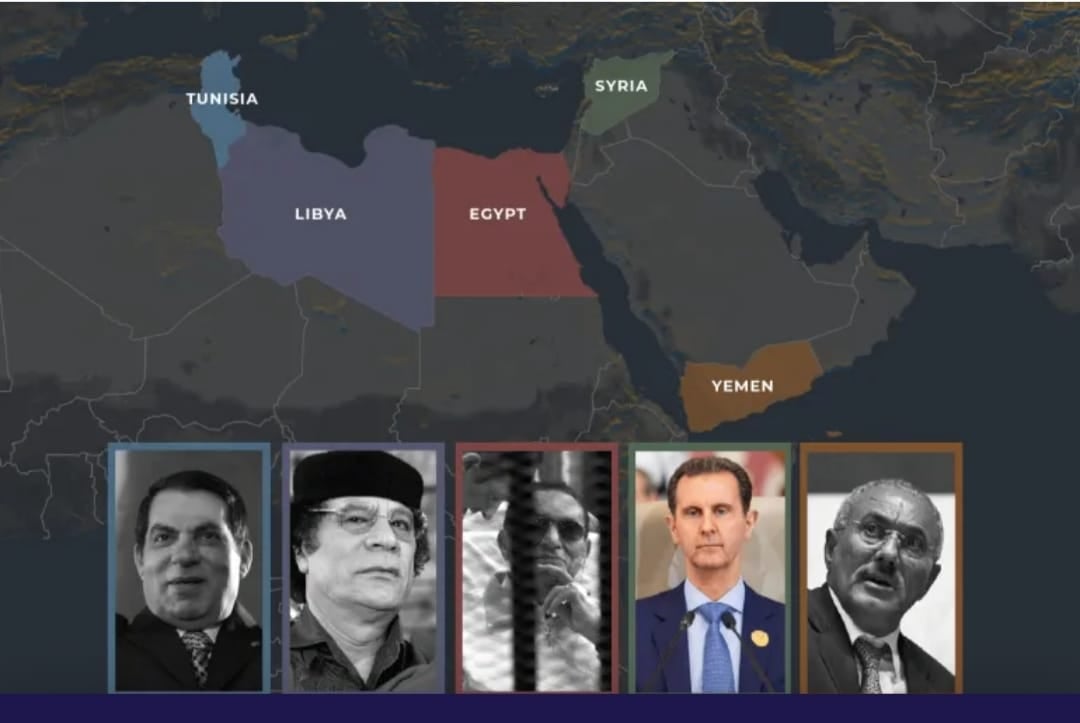 عرب اسپرنگ کے 15سال مکمل، معزول صدور کے  انقلاب کی کہانی اور تقدیر