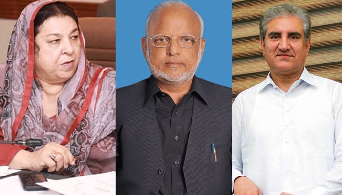 9 مئی حملہ کیس: شاہ محمود بری، یاسمین راشد، اعجاز چوہدری کو 10، 10 برس قید کی سزا