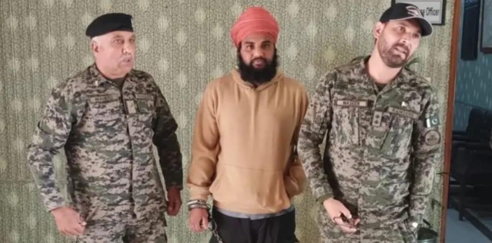 قصور سے سرحد پار کرنے والا انڈین شہری گرفتار